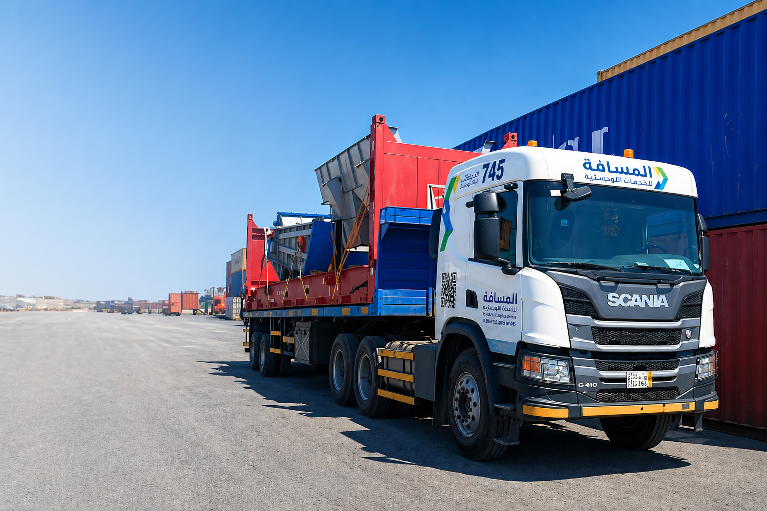 almasafa truck and container operations